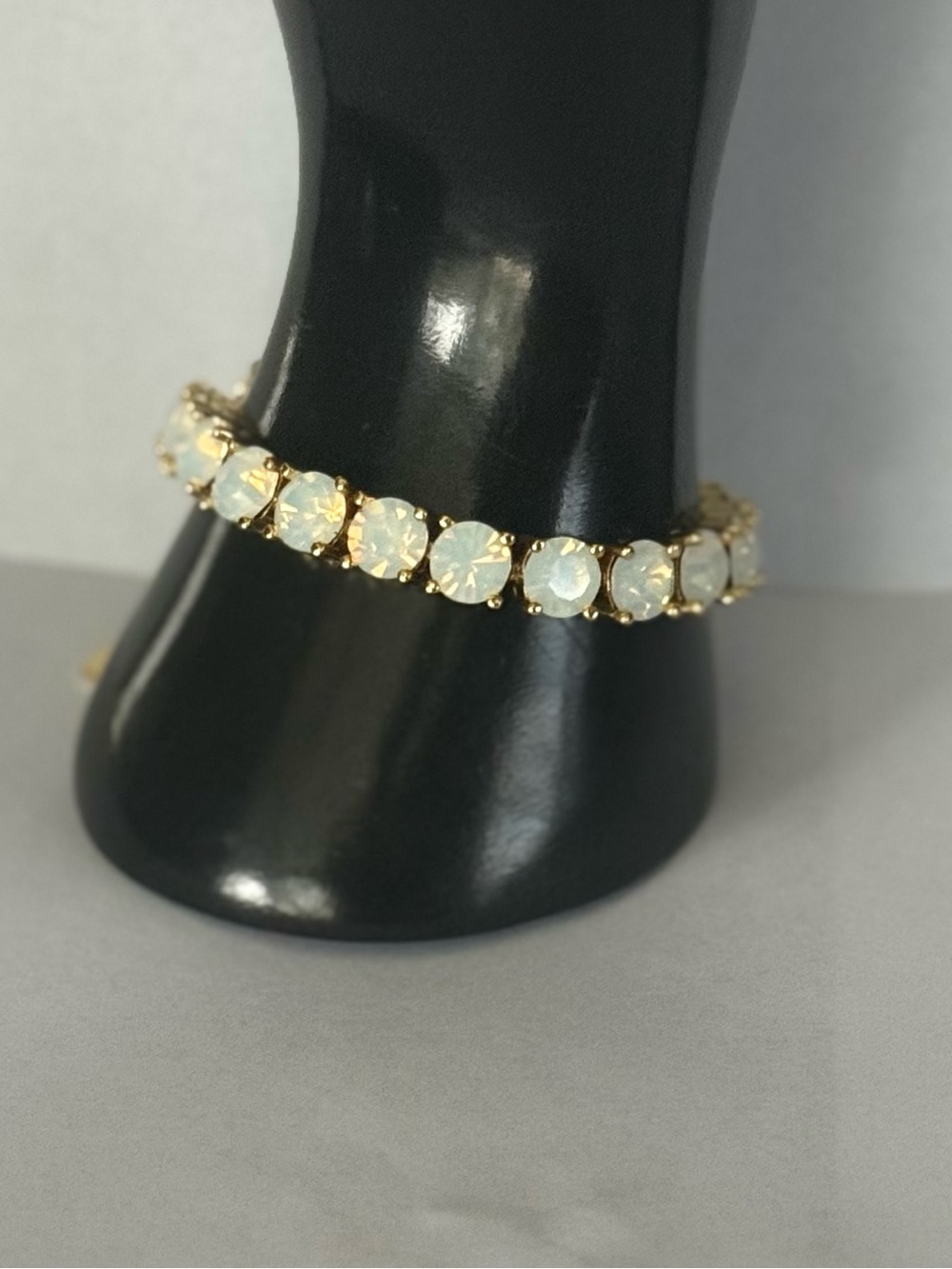 NWT Park Lane Opal Impression Gold Tone Tennis Bracelet